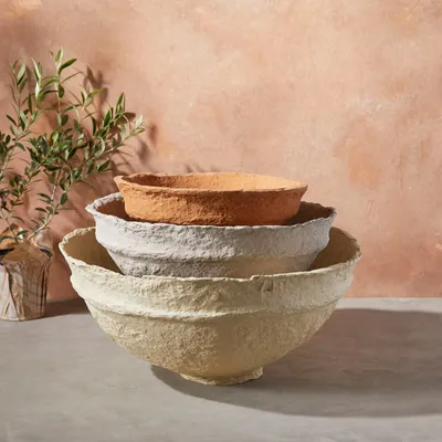 Objets de décoration - Bols en papier mâché - BE HOME