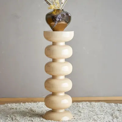 Other tables - Alba Side Table, Brown, Metal - BLOOMINGVILLE MULTIBRAND HOUSE
