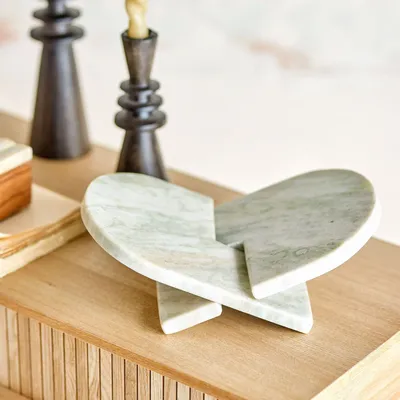 Decorative objects - Naza Magazine Holder, Nature, Marble - BLOOMINGVILLE MULTIBRAND HOUSE