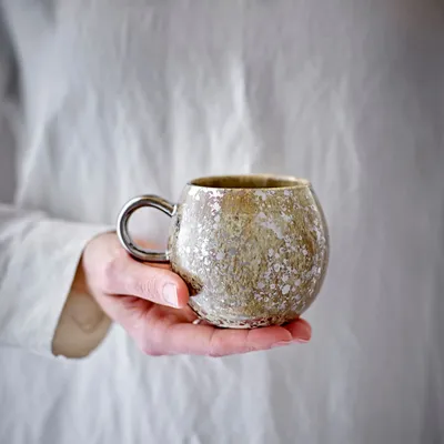 Mugs - Paula Cup, Yellow, Stoneware - BLOOMINGVILLE MULTIBRAND HOUSE