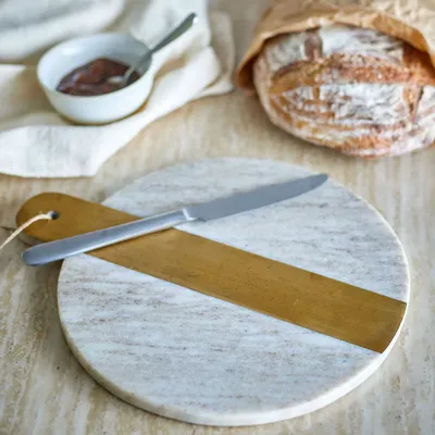 Platter and bowls - Villette Cutting Board, Nature, Marble - BLOOMINGVILLE MULTIBRAND HOUSE