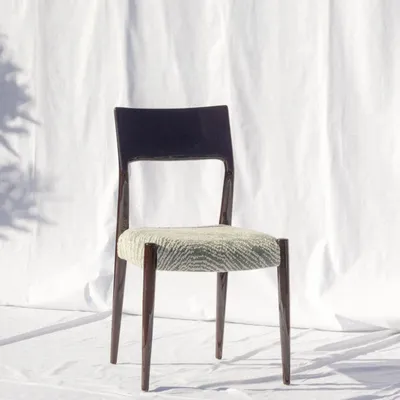 Chaises - Bossa Chaise en Bois d'Acajou COM - DUISTT