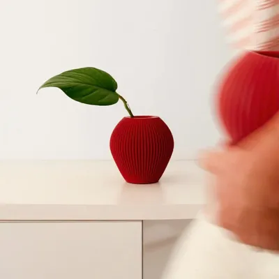 Vases - VASE - DONA 17cm TEXTURIZED - MENDELEK STUDIO