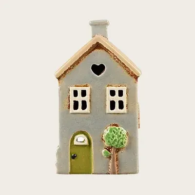 Objets de décoration - CERAMIC HOUSES - Maison bleue - AOC