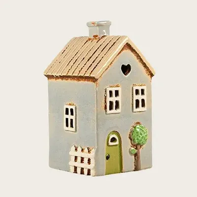 Decorative objects - CERAMIC HOUSES - Blue house - AOC