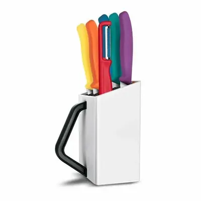 Couteaux - Bloc porte-couteaux Utility Swiss Classic - 7 pièces - VICTORINOX