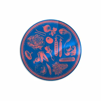 Sets de table - Sous-assiettes en métal Veggie Punk - EMILY EVANS - CRISP S.R.L.