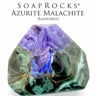 Savons - Savon SoapRocks Azurite Malachite 170 gr - SOAPROCKS