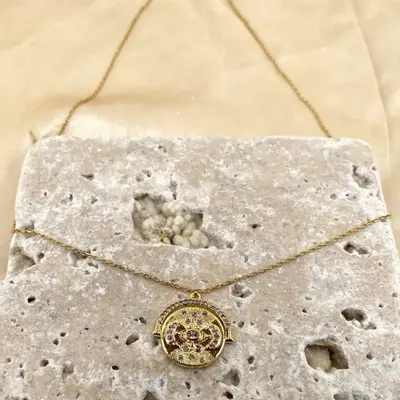 Bijoux - Collier Moonlight - Plaqué or - FASCINATO