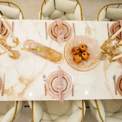 Ménagères - Ménagère 24 pièces en argent avec manche rose - AULICA PROM ORF DIFFUSION