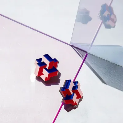 Bijoux - Prisma Earrings – Bold Geometry for Modern Style - PAMELA COROMOTO