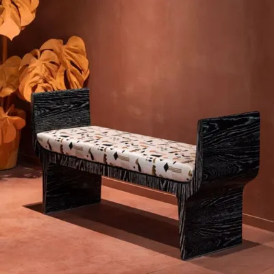 Benches - Copacabana Bench in Black Limed Oak - DUISTT
