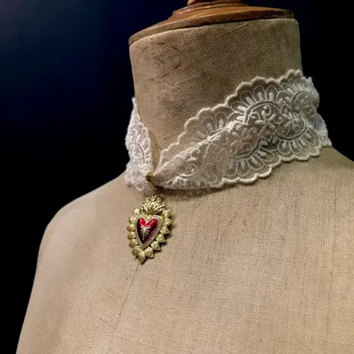 Jewelry - Necklace Tybalt - Choker Lace - FASCINATO