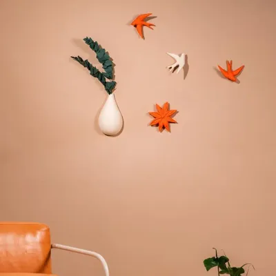 Accessoires de déco extérieure - VOLAGE (Hirondelle) - Ephémères - MONOCHROMIC CERAMIC