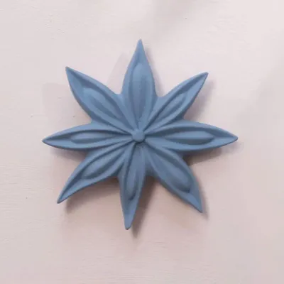 Outdoor decorative accessories - JANIS (Fleur de badiane) - Ephemeral - MONOCHROMIC CERAMIC