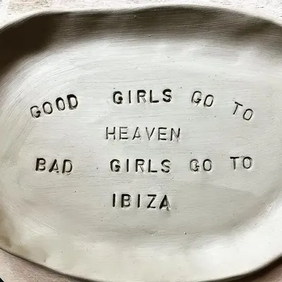 Platter and bowls - TRAY PERSONNALIZED - BIG BAND POTERIE