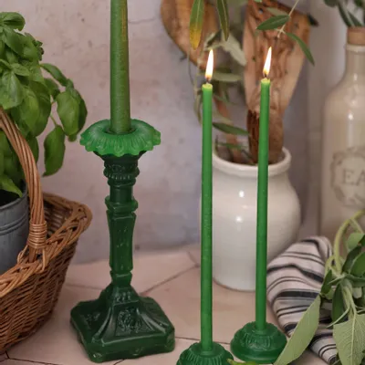 Objets de décoration - Coffret de 2 bougeoirs "Fleuriste" - CIERGERIE DES PREMONTRES
