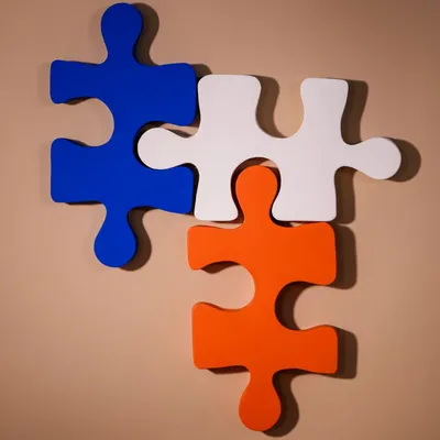 Outdoor decorative accessories - Puzzle - MONOCHROMIC CERAMIC