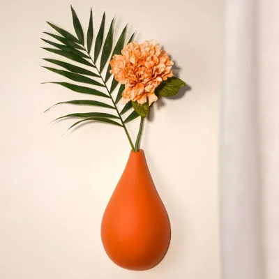 Outdoor decorative accessories - EARTHEN DROP (Soliflora for dried flowers) - Ephemerals - MONOCHROMIC CERAMIC