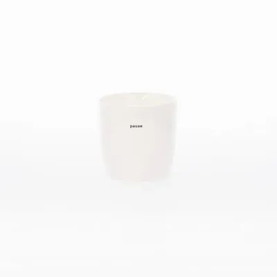 Mugs - SGN - Mug - Pause - White - 9x9cm - 300ml - SÖGNE