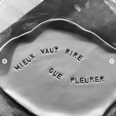 Plats et saladiers - VIDE POCHE PERSONNALISE - BIG BAND POTERIE