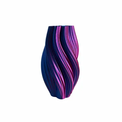 Office design and planning - Vase "Hot Ice Cream" | Multi-color | Pink/Blue - AUURA