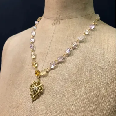 Jewelry - Necklace Verona - Stones - Fluorite - FASCINATO