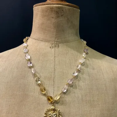 Bijoux - Collier Verona - Pierres Fluorite - FASCINATO