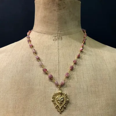 Jewelry - Necklace Verona - Stones - Rhodonite - FASCINATO