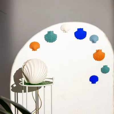 Table lamps - Majorque (shell) - Table lamp - MONOCHROMIC CERAMIC