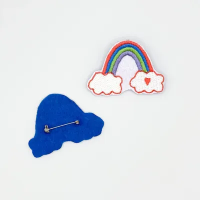Kids accessories - “Hidden Rainbow” Brooch – For those who move forward in color - PETIT POIRIER