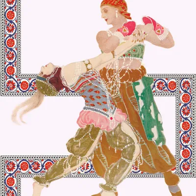 Poster - Scheherazade illustration - PARADISIO IMAGINARIUM