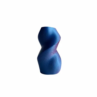 Aménagements pour bureau - Vase « Crème glacée chaude » | Multicolore | Rose/Bleu - AUURA