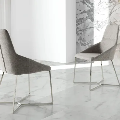 Chairs - Upholstered fabric Dining table chair - ANGEL CERDÁ
