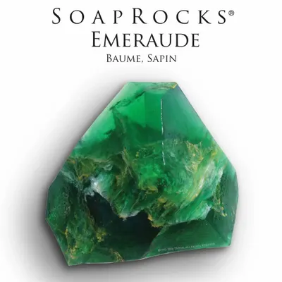 Savons - Savon SoapRocks Emeraude 170 gr - SOAPROCKS