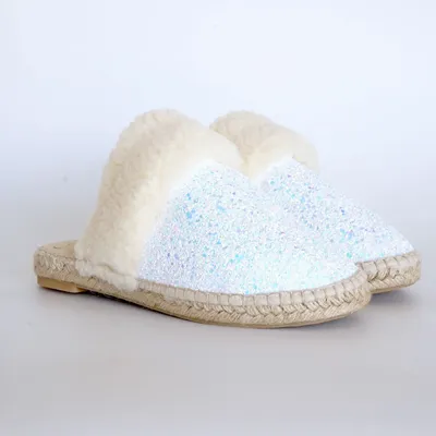 Shoes - The slippers that shine in pure handmade wool - ATELIER COSTÀ