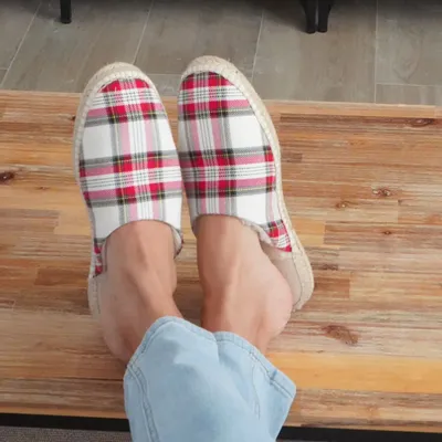 Homewear textile - Pantoufles homme en laine écossaise – Fait main en Espagne - ATELIER COSTÀ