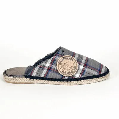 Homewear - Men’s Wool Slippers – Tartan Design, Handmade in Spain - ATELIER COSTÀ