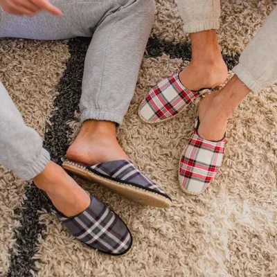 Homewear - Pantoufles homme en laine écossaise – Fait main en Espagne - ATELIER COSTÀ