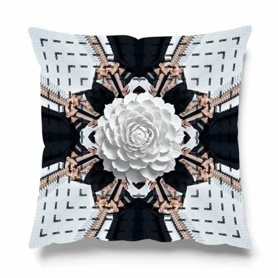 Fabric cushions - SYMMETRY KILLS CUSHION - LOVE BY MILSHTEIN