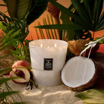 Bougies - Tahitian Coconut Vanilla 3W Hearth - VOLUSPA