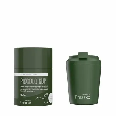 Mugs - Piccolo 4oz Khaki, Ceramic Cup - MADE BY FRESSKO