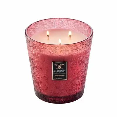 Candles - Foraged Wildberry 3W Hearth - VOLUSPA