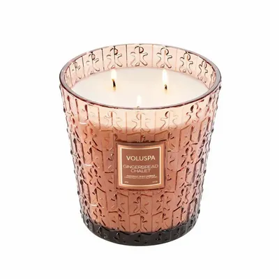 Candles - Gingerbread Chalet 3W Hearth Candle - VOLUSPA