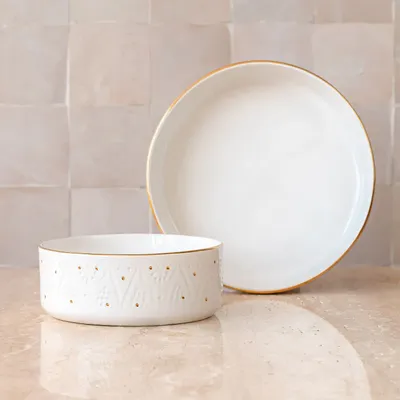 Plats et saladiers - NOS SALADIERS ET PLATS DROITS - CHABI CHIC