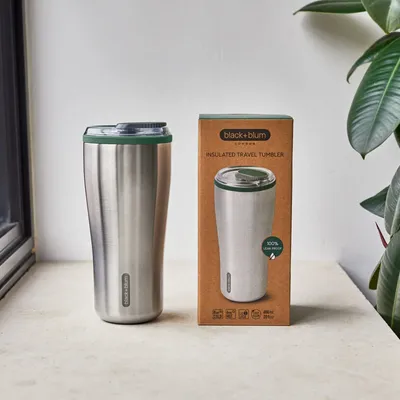 Tea and coffee accessories - Insulated Travel Tumbler 600ml - Stainless Steel - BLACK+BLUM EUROPE