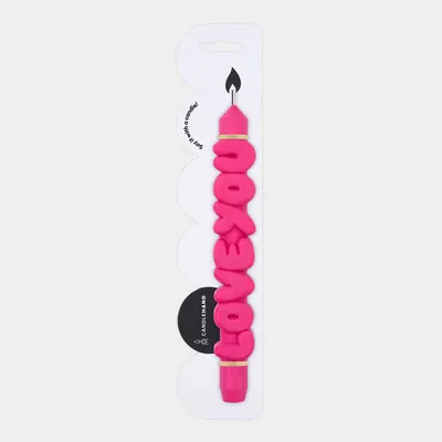 Cadeaux - LOVE YOU - Bougie 3D Taper - CANDLEHAND