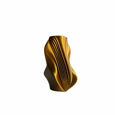 Aménagements pour bureau - Vase « Plaisir » | Multicolore, noir et doré - AUURA