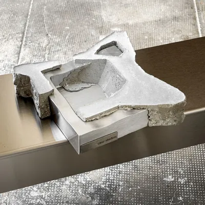 Bowls - Stainless Steel & Concrete Tray - CASE STUDIOS