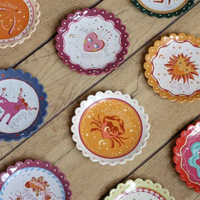 Formal plates - Zodiac Plates - ALL THE LUCK IN THE WORLD